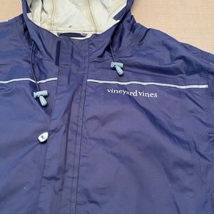 Vineyard Vines rain Jacket Navy Blue size Small